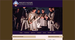 Desktop Screenshot of mountcalvary.com
