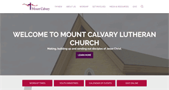 Desktop Screenshot of mountcalvary.org